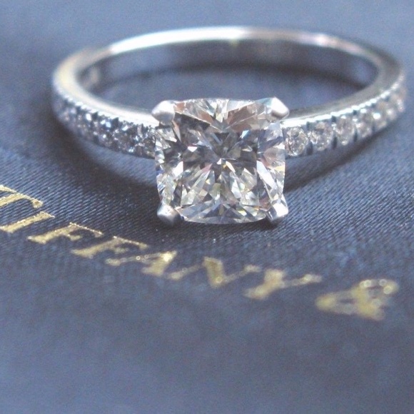 tiffany engagement ring and wedding band